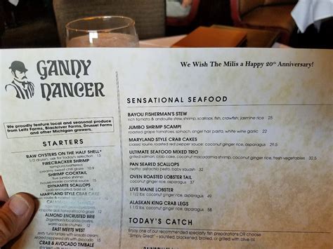 gandy dancer pictures|gandy dancer dinner menu.